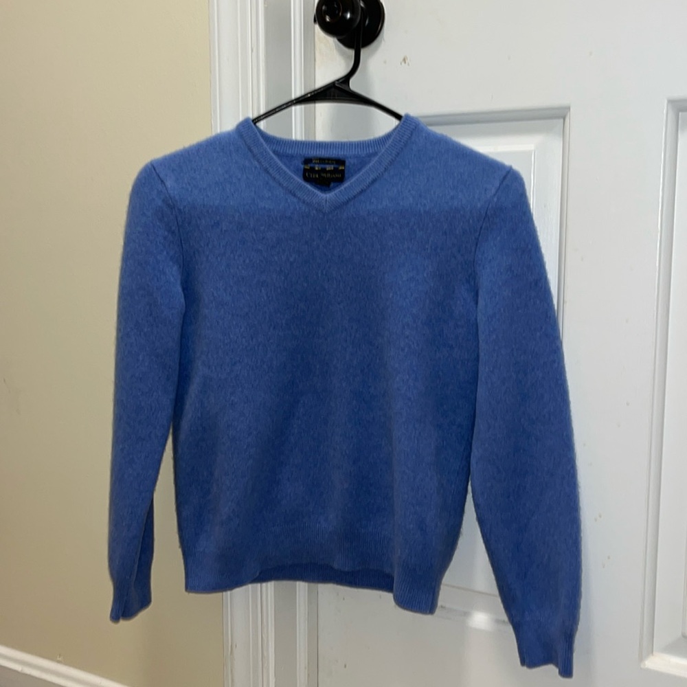 100% CASHMERE CLUB ROOM SWEATER